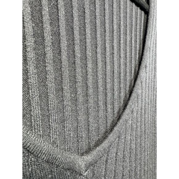 Charles Henry Black Ribbed Bodycon Soft Sweater Dress Small New With Tags - Picture 4 of 6